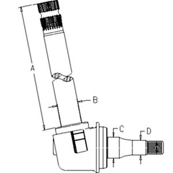 Aftermarket Right Hand Left Hand Spindle Fits John Deere Tractors Model 5205 RE73022 - main